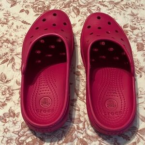 CROCS Kids Pink Slip-On Sandals